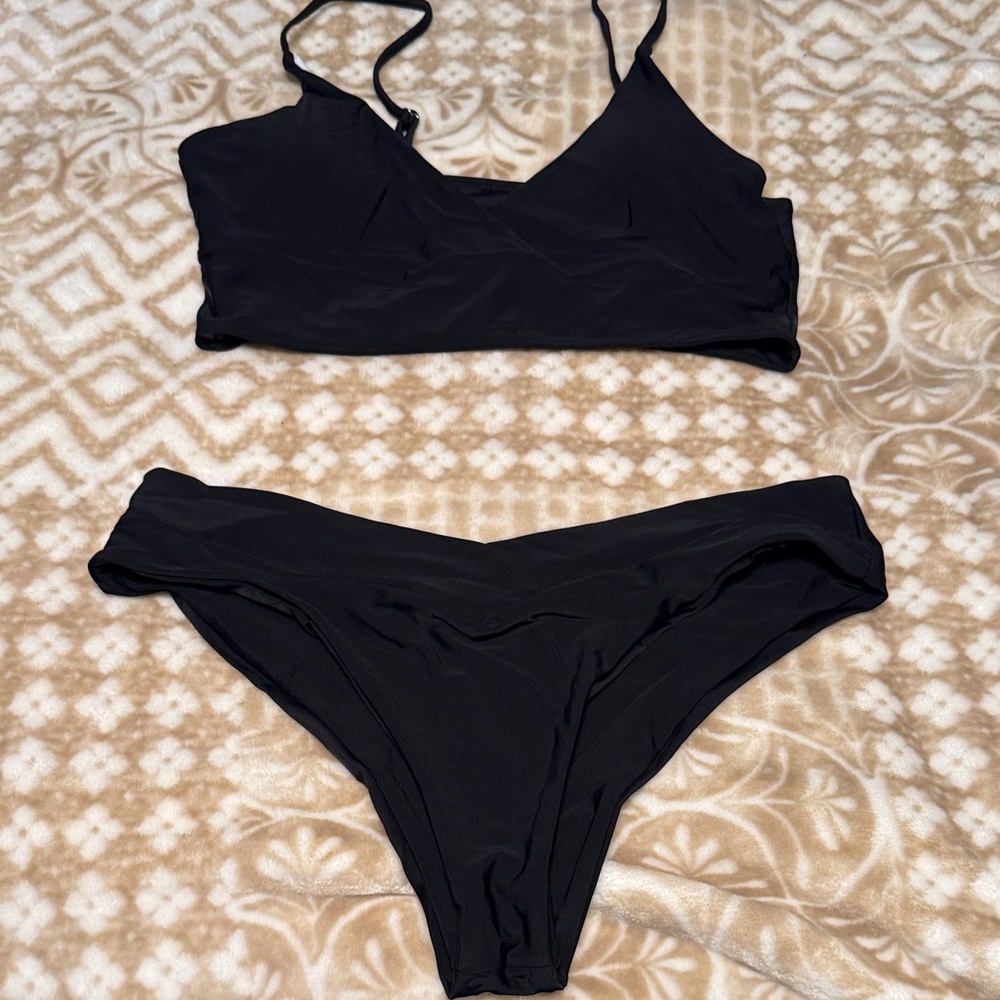 SHEIN Black Bikini Set